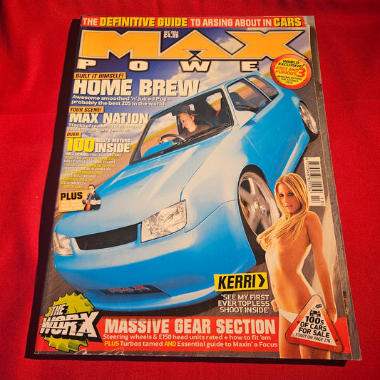 Max Power Magazine December 2004 Peugeot 205 Fast & Furious 3 Kerri SKU 1540