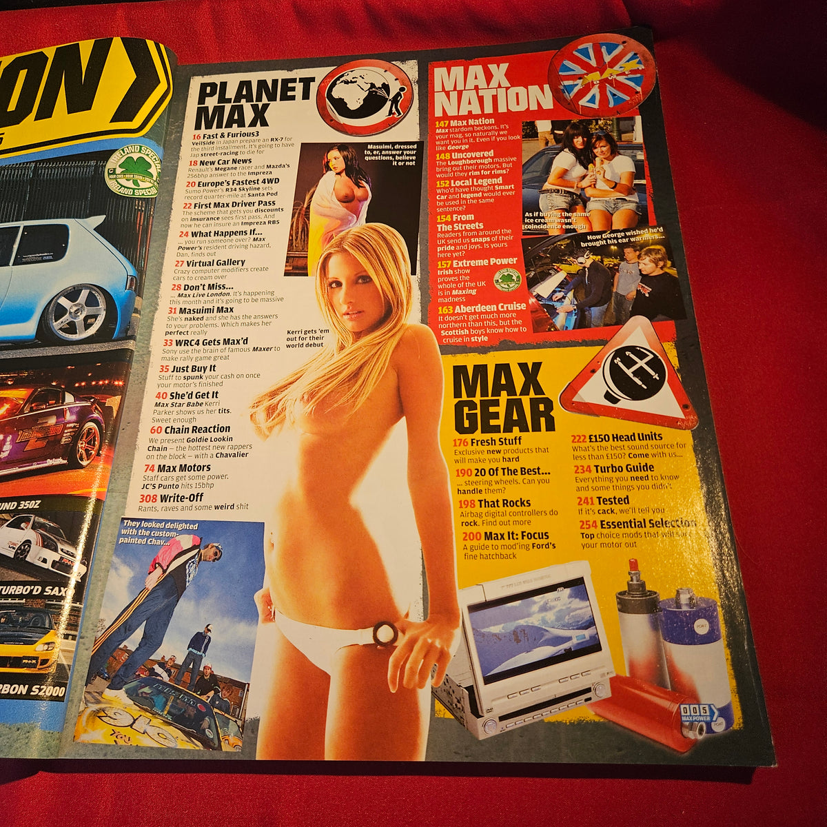 Max Power Magazine December 2004 Peugeot 205 Fast & Furious 3 Kerri SKU 1540