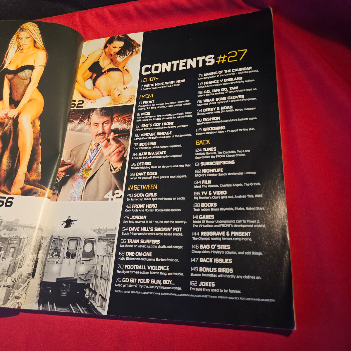 FRONT Magazine January 2001 Issue 27 Jordan Katie Richmond SKU 1541