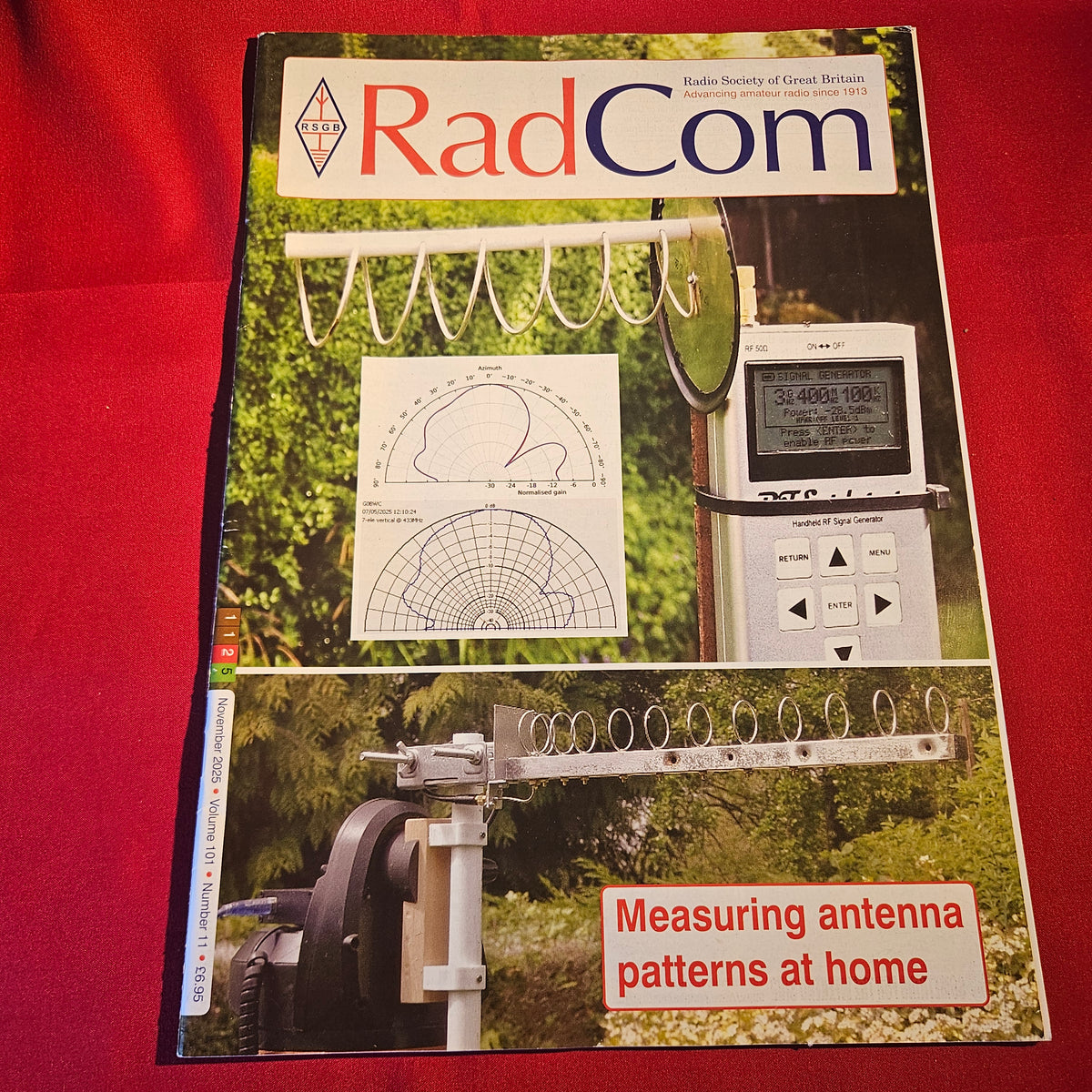 9x RadCom Magazine Job Lot/Bundle 2024-2025 RSGB Amateur Radio Technical Issues 1542