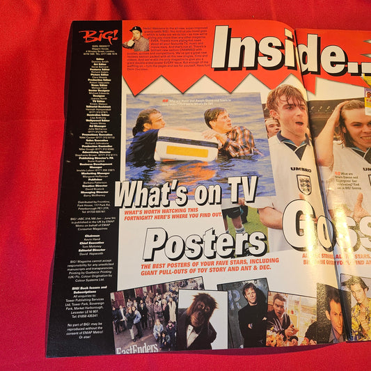 BIG! Magazine 17-30 April 1996 Paul Nicholls Boyzone Toy Story Posters SKU 1543