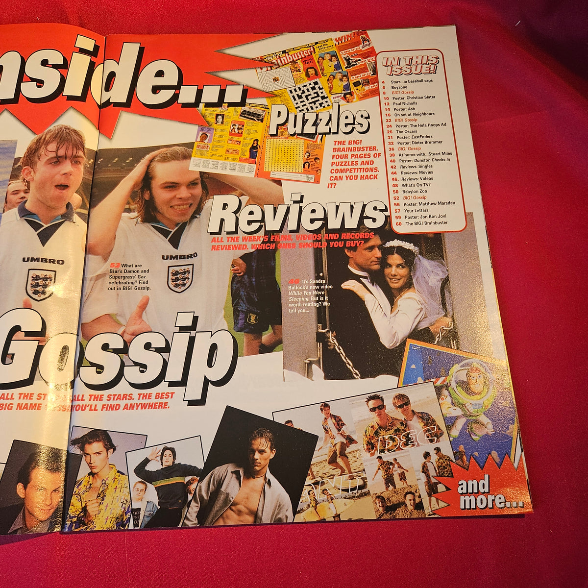 BIG! Magazine 17-30 April 1996 Paul Nicholls Boyzone Toy Story Posters SKU 1543