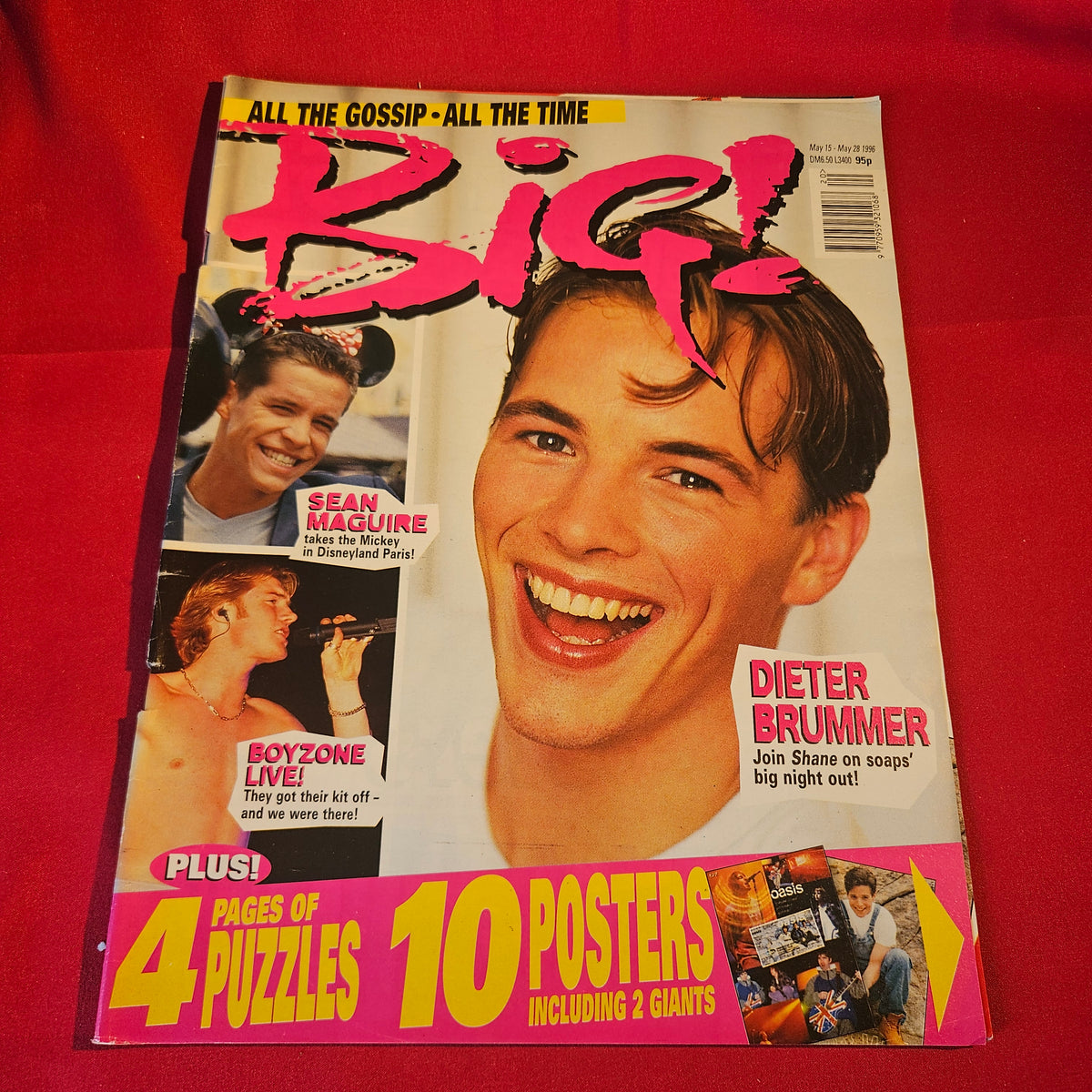 BIG! Magazine 15-29 May 1996 Dieter Brummer Boyzone Sean Maguire SKU1543