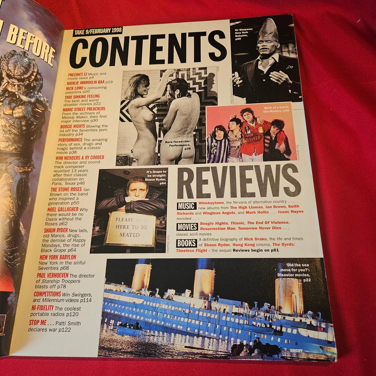 UNCUT Magazine February 1998 Ian Brown Stone Roses Noel Gallagher SKU 1543