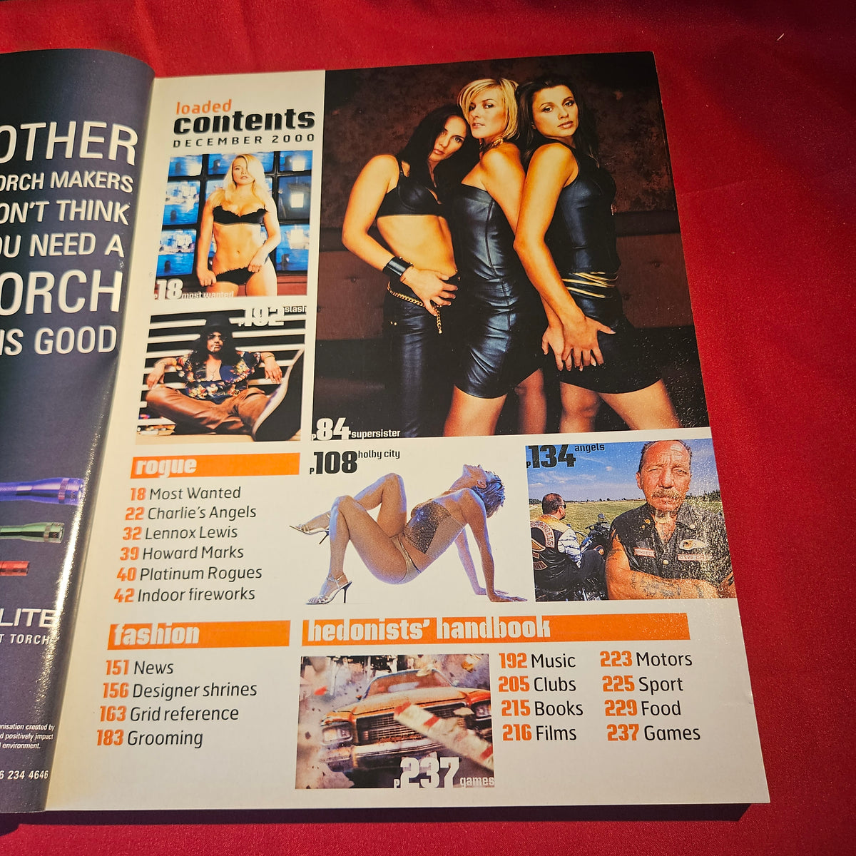 Loaded Magazine December 2000 Jessie Wallace Isla Fisher Peter O'Toole SKU 1545
