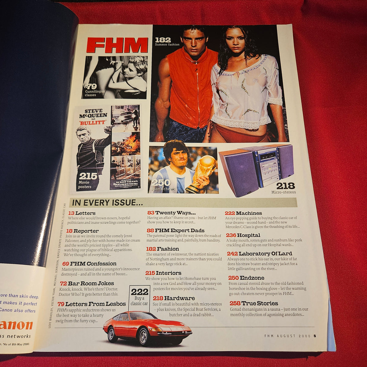 FHM Magazine August 2000 Issue 127 Lisa Faulkner Jordan Aaliyah SKU 1544