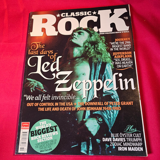 Classic Rock Magazine September 2005 Led Zeppelin Journey Iron Maiden SKU 1547