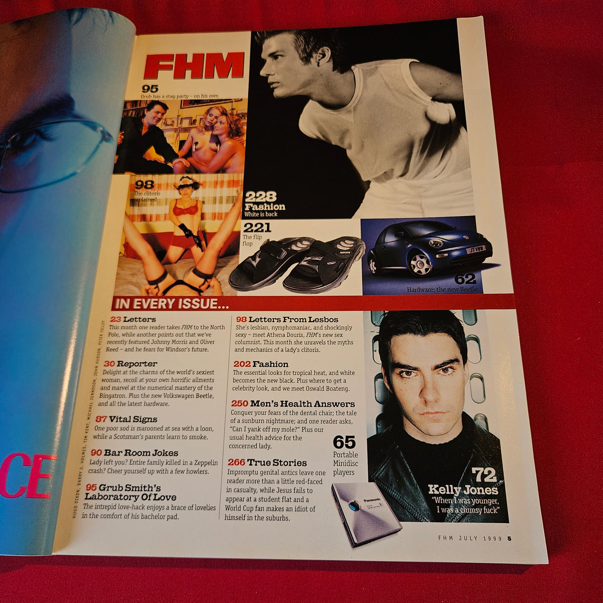FHM Magazine July 1999 Britney Spears Hugh Hefner Sarah Michelle Gellar SKU 1548