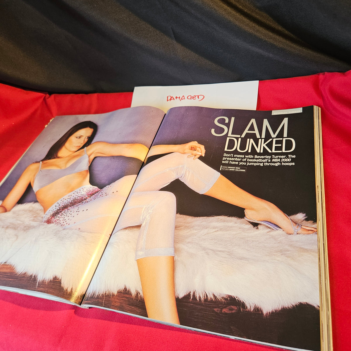 Maxim Magazine July 2000 DAMAGED Joanna Taylor Beverley Turner Alice Cooper SKU 1550