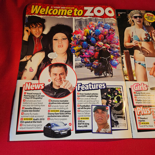 Zoo Magazine 8-14 May 2009 Alice Goodwin Danny Dyer Steven Gerrard SKU 1552