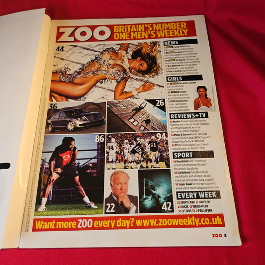 Zoo Magazine 4-10 February 2005 Jordan Katie Price Lisa Snowdon Issue 52 SKU 1552