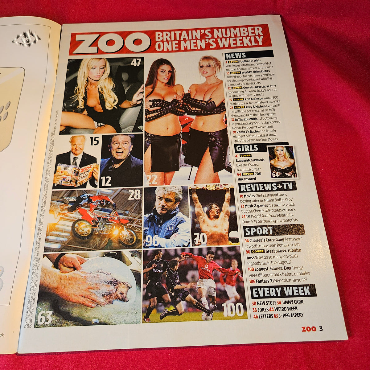 Zoo Magazine 21-27 January 2005 Lucy Michelle BabeWatch Issue 50 SKU 1552