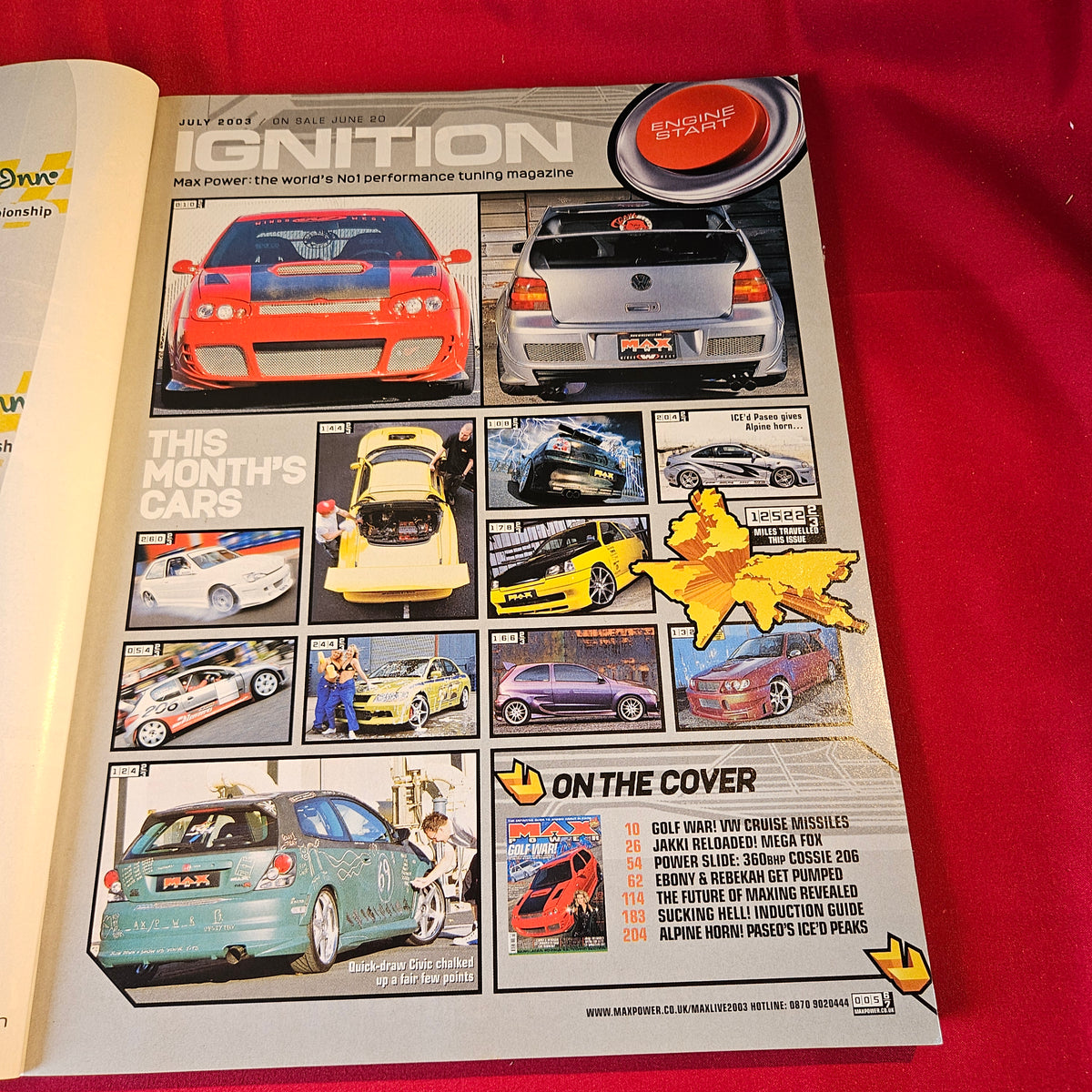 Max Power Magazine July 2003 VW Golf Corsa Saxo Civic Clio Peugeot 206 SKU 1553