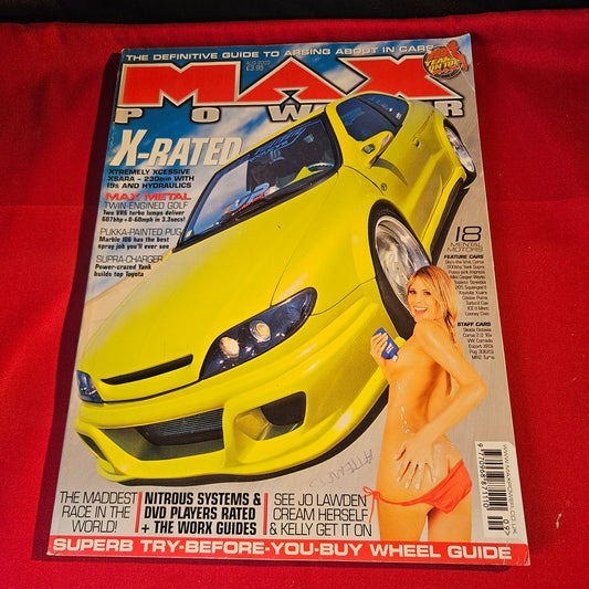Max Power Magazine August 2003 Citroen Xsara VW Golf Toyota Supra Peugeot 106 SKU 1553