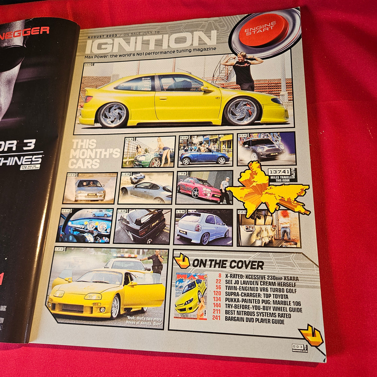 Max Power Magazine August 2003 Citroen Xsara VW Golf Toyota Supra Peugeot 106 SKU 1553