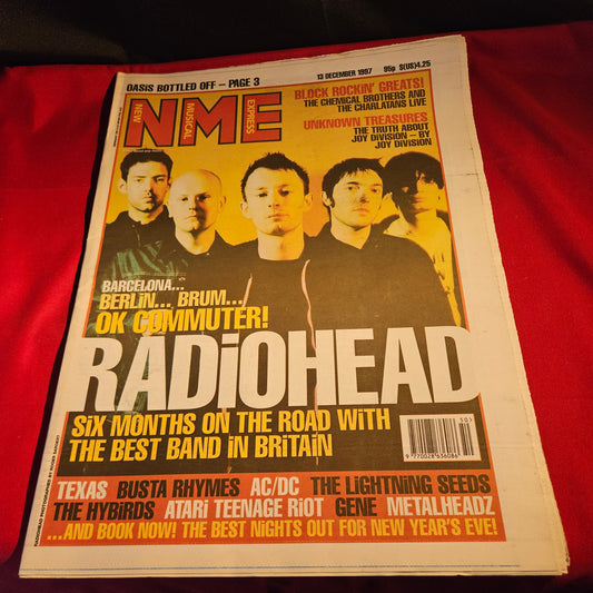 NME Magazine 13 December 1997 Radiohead Thom Yorke Chemical Brothers NP009