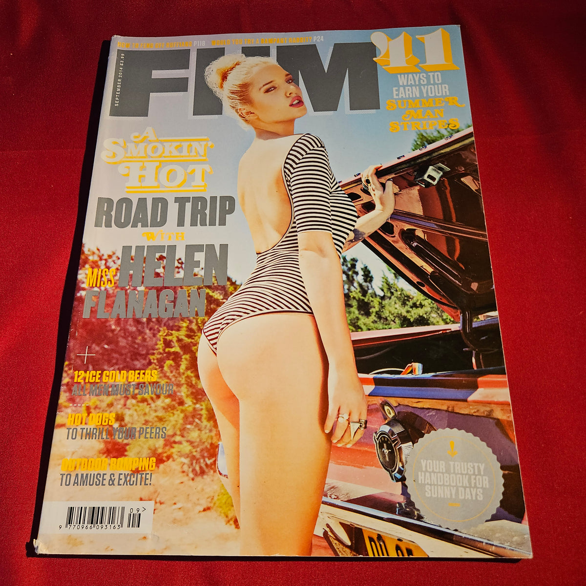 FHM Magazine September 2014 Helen Flanagan Alan Shearer Cora SKU 1558