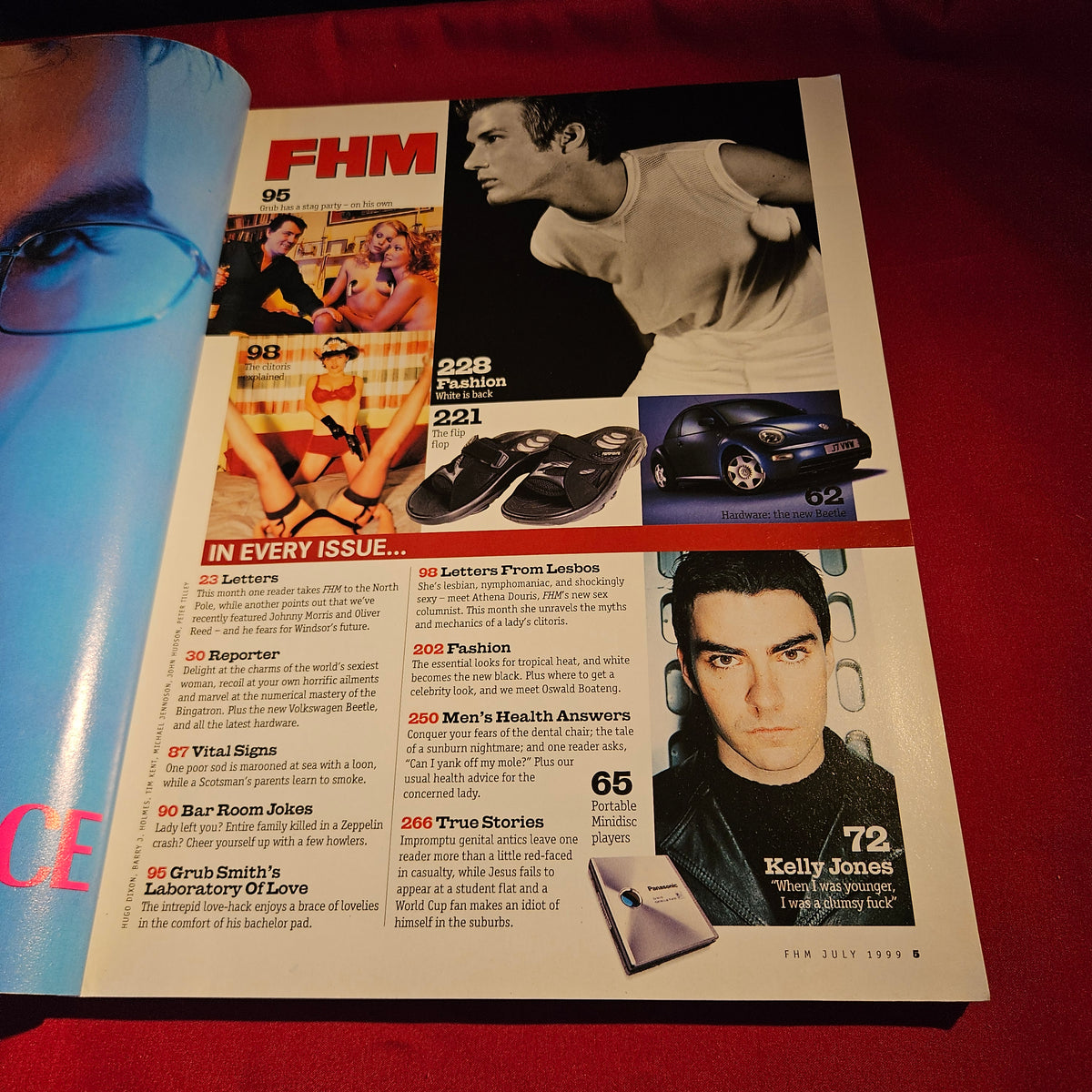 FHM Magazine July 1999 Britney Spears Sarah Michelle Gellar Hugh Hefner SKU 1558