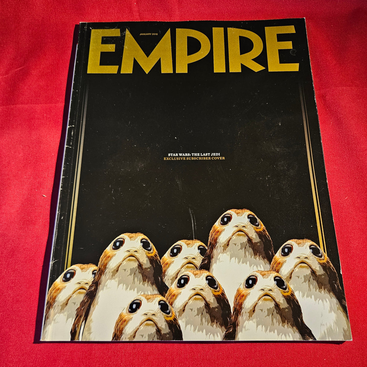 Empire Magazine January 2018 Star Wars The Last Jedi Subscriber Cover Film Movie Magazine SKU 1562