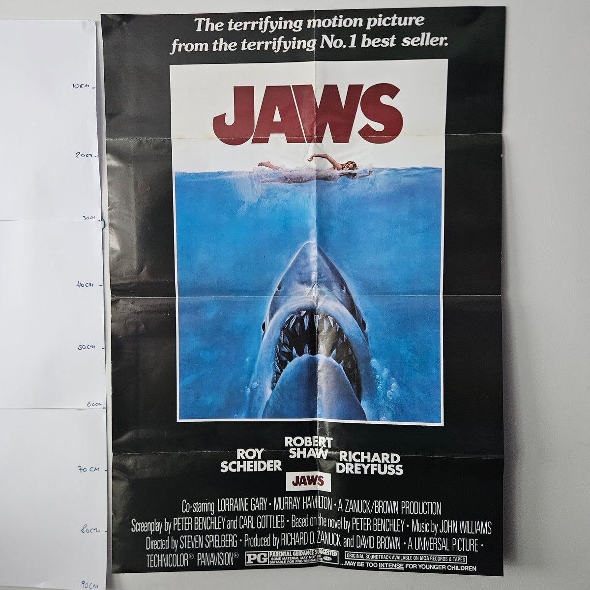 Jaws 1975 Enemy of the State 1998 Double Sided Movie Film Poster 0012