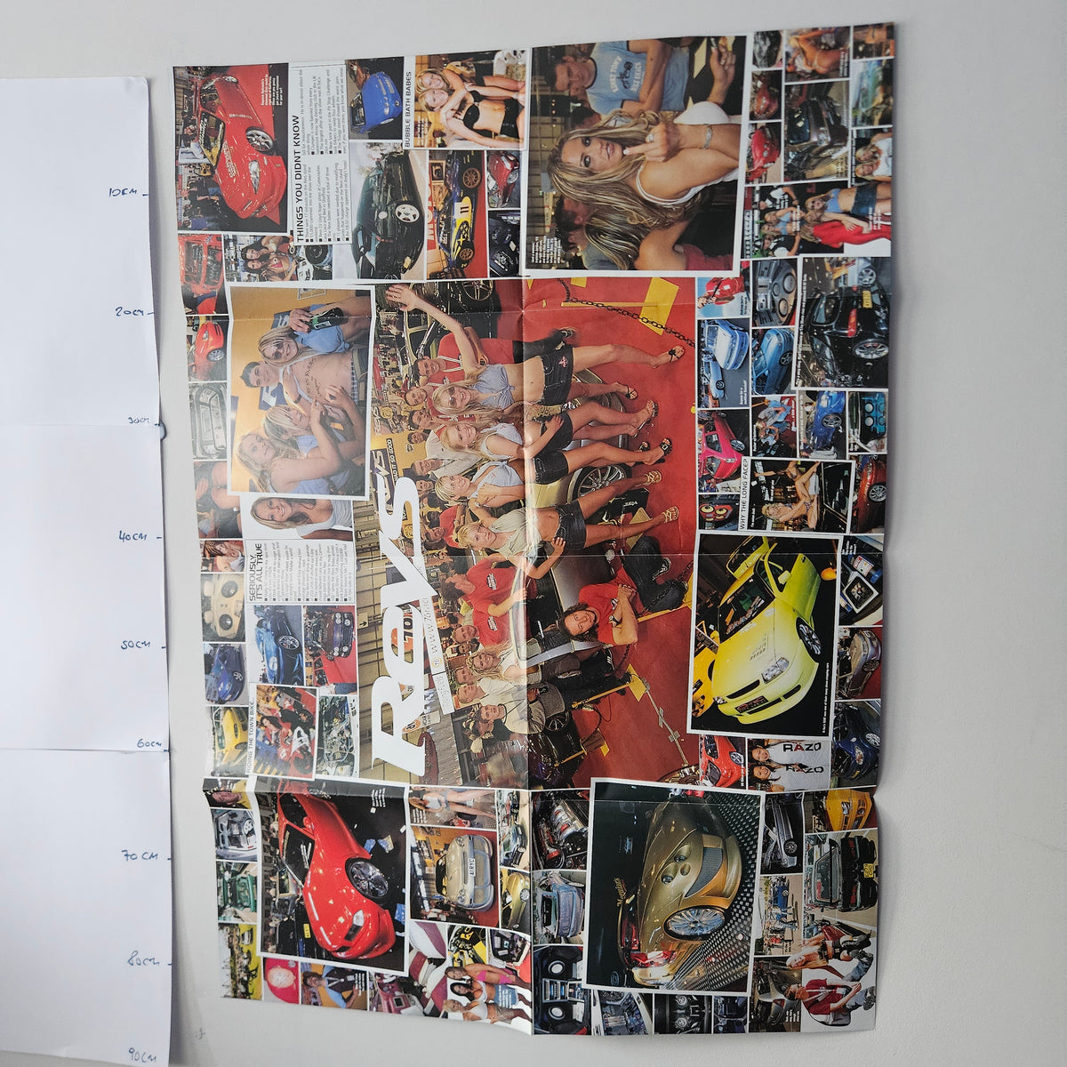 Revs Magazine 75th Special Edition RAZO Modified Cars Double Sided Poster 0012