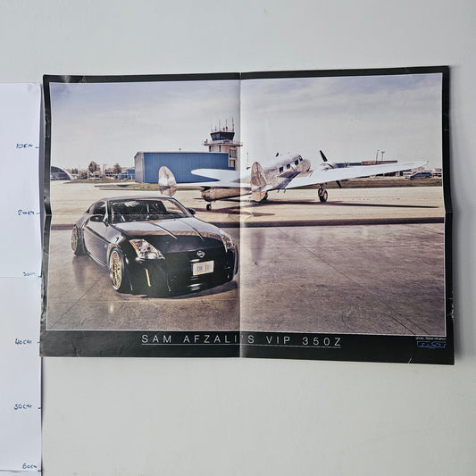 Fast Car Poster Akira Nakai RWB Porsche 911 Nissan 350Z Double Sided 0012
