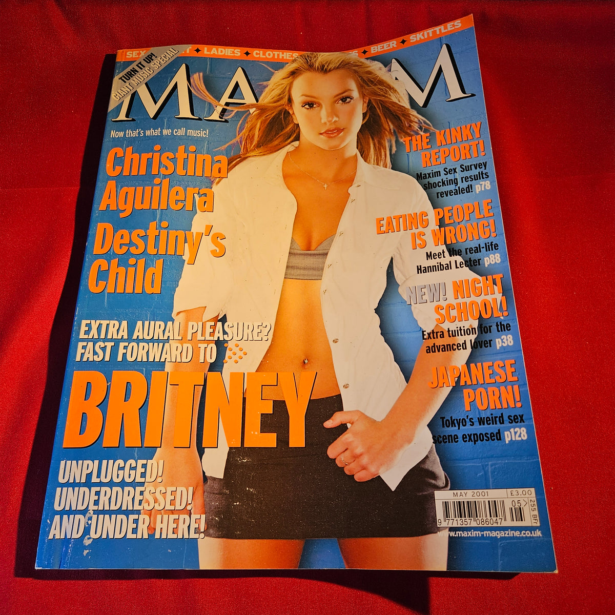 Maxim Magazine May 2001 Britney Spears Christina Aguilera Destiny's Child SKU 1564