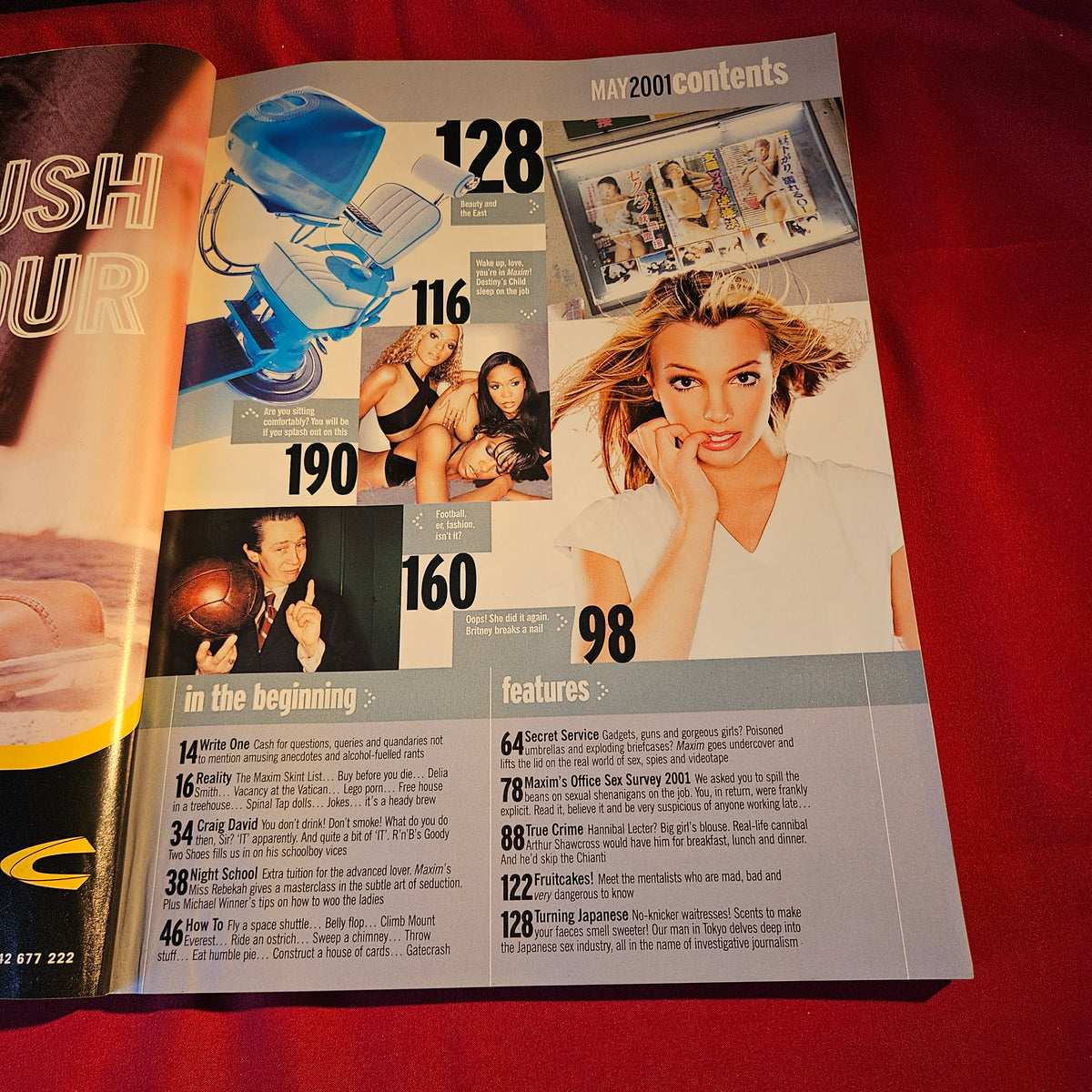 Maxim Magazine May 2001 Britney Spears Christina Aguilera Destiny's Child SKU 1564