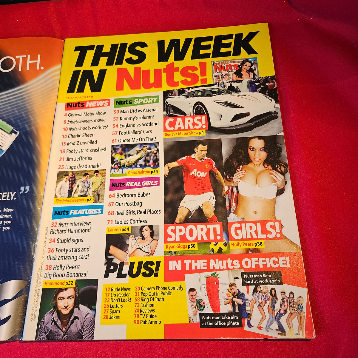 Nuts Magazine 11-17 March 2011 Holly Peers Kelly Sophie Melissa Rhian SKU 1565