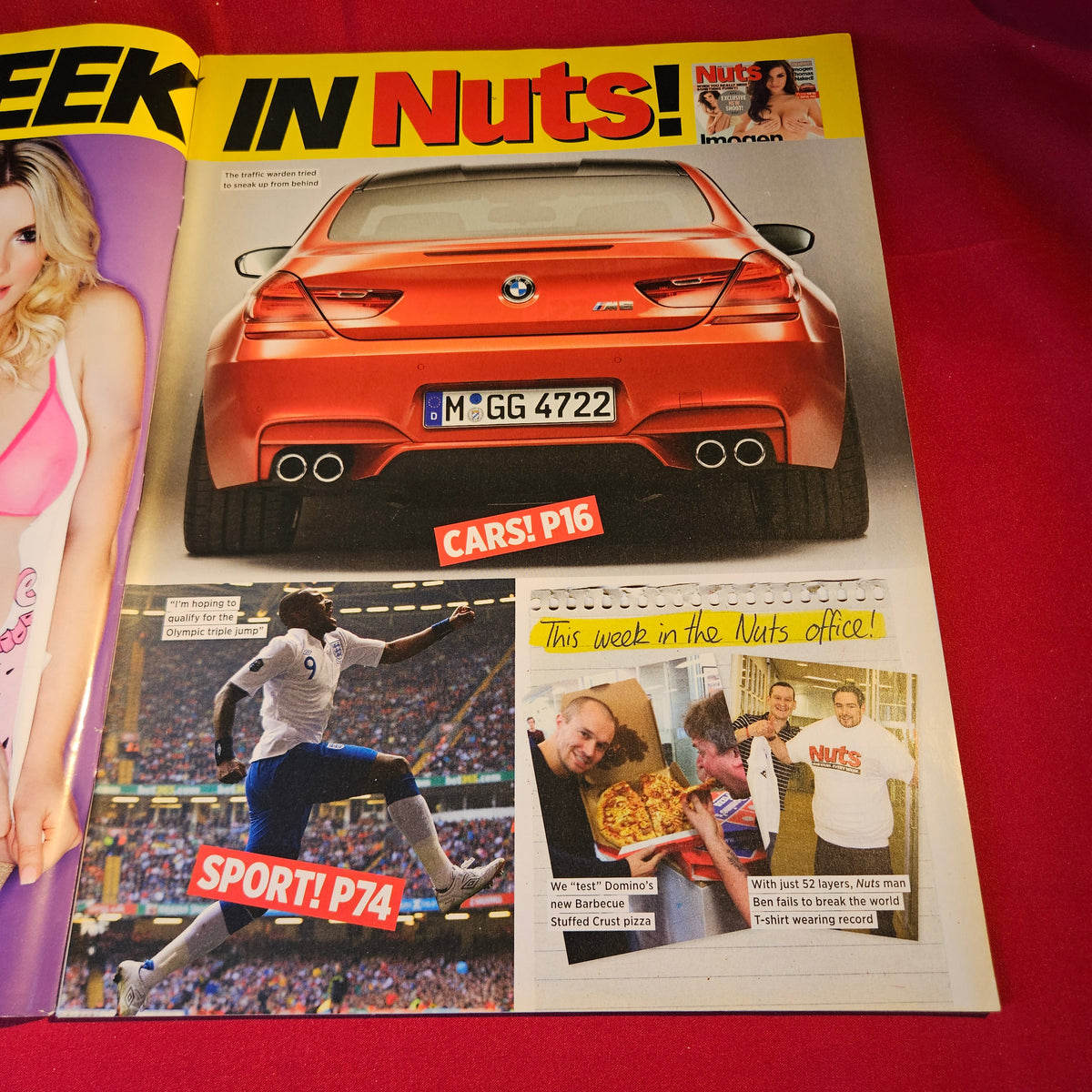 Nuts Magazine 2-8 March 2012 Imogen Thomas Stacey Massey BMW M6 SKU 1565