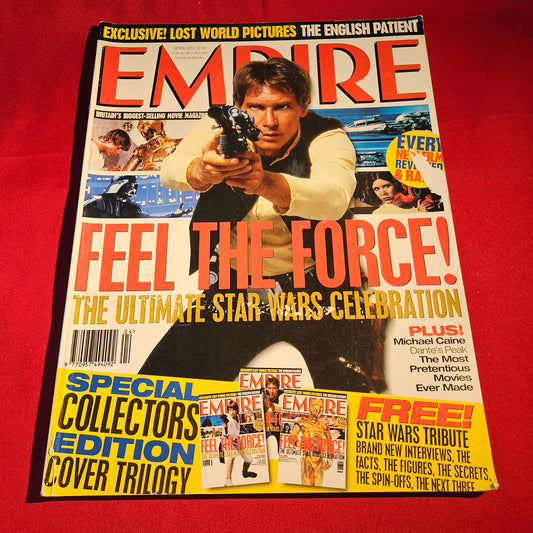 Empire Magazine April 1997 Star Wars Han Solo Harrison Ford Trilogy SKU 1567