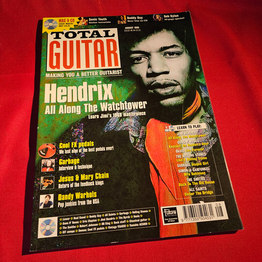 Total Guitar Magazine August 1998 Issue 46 Jimi Hendrix Bob Dylan Oasis 1565