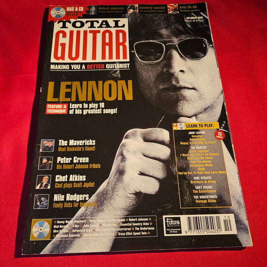 Total Guitar Magazine October 1998 Issue 48 John Lennon Beatles Peter Green 1565