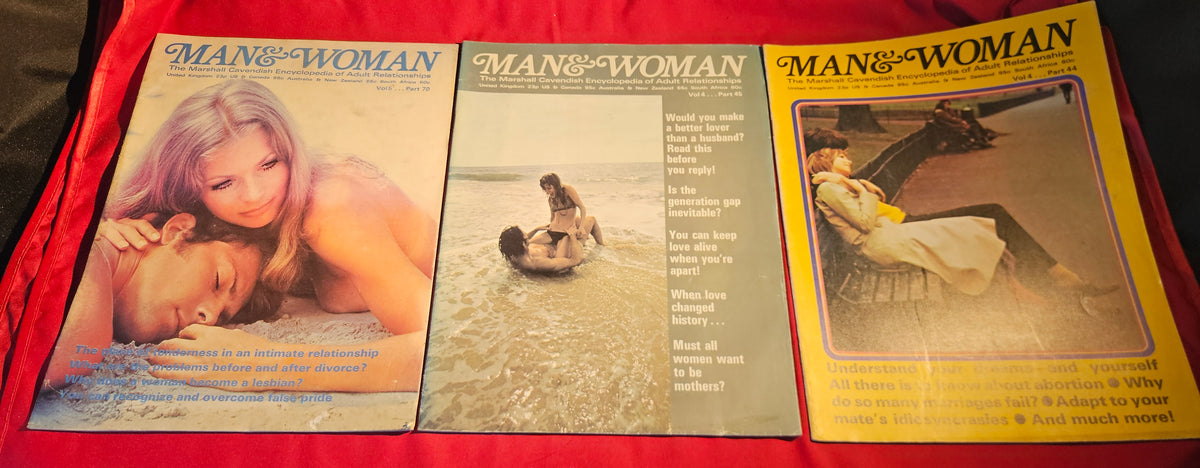 23x Man & Woman Marshall Cavendish Encyclopaedia Magazine Job Lot/Bundle BJL0148