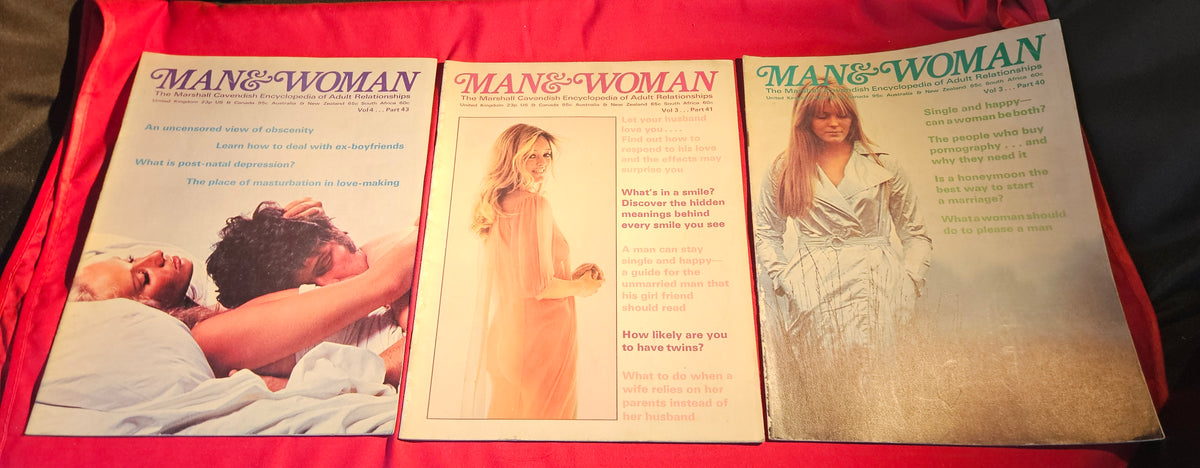 23x Man & Woman Marshall Cavendish Encyclopaedia Magazine Job Lot/Bundle BJL0148