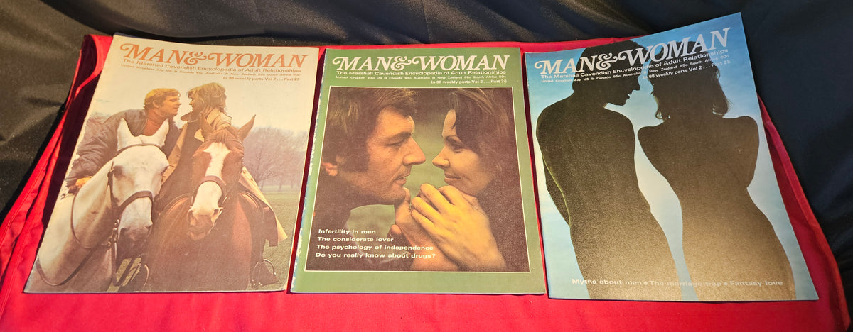 23x Man & Woman Marshall Cavendish Encyclopaedia Magazine Job Lot/Bundle BJL0148