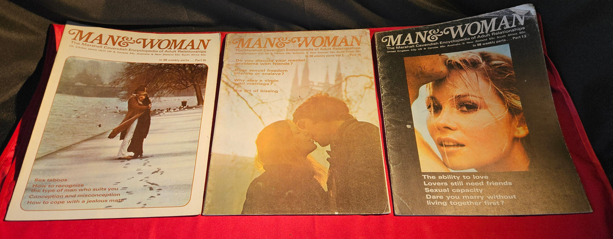 23x Man & Woman Marshall Cavendish Encyclopaedia Magazine Job Lot/Bundle BJL0148