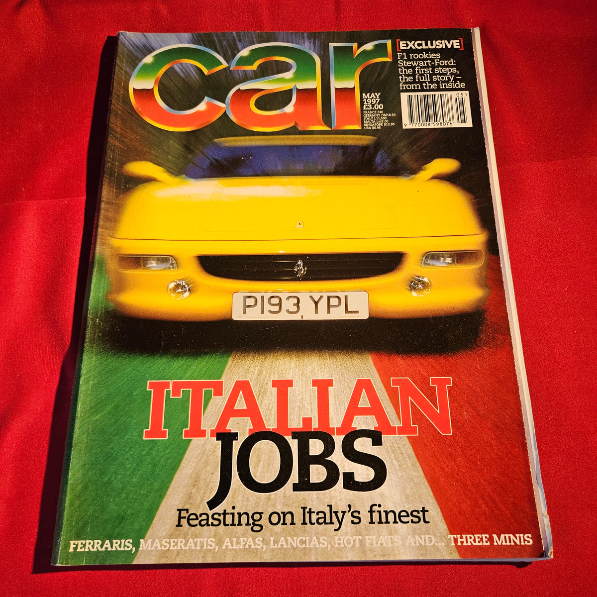 CAR Magazine May 1997 Issue 417 Ferrari Alfa Romeo Maserati Mini SKU 1569