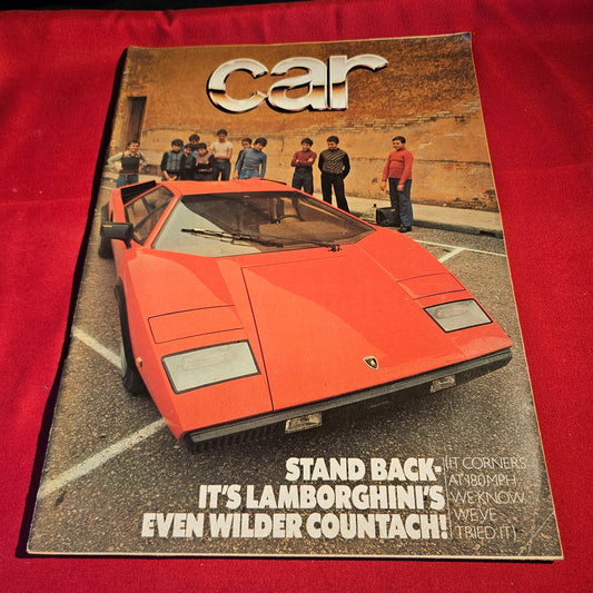 CAR Magazine January 1978 Lamborghini Countach Alfa Romeo Alfasud SKU 1569