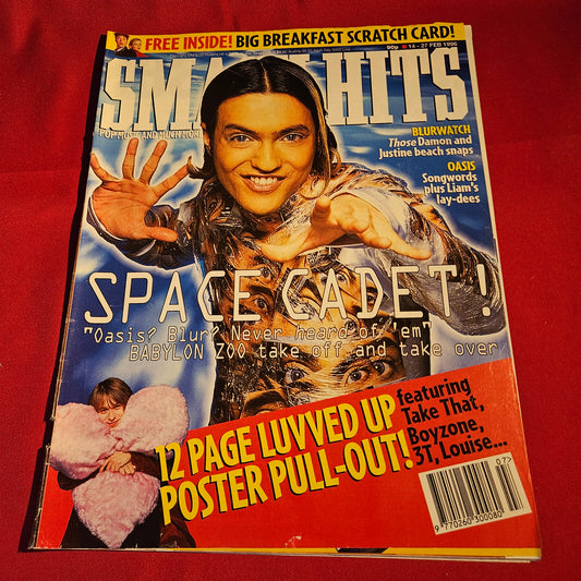 Smash Hits Magazine 14–27 February 1996 Babylon Zoo Oasis Blur Boyzone SKU 1570