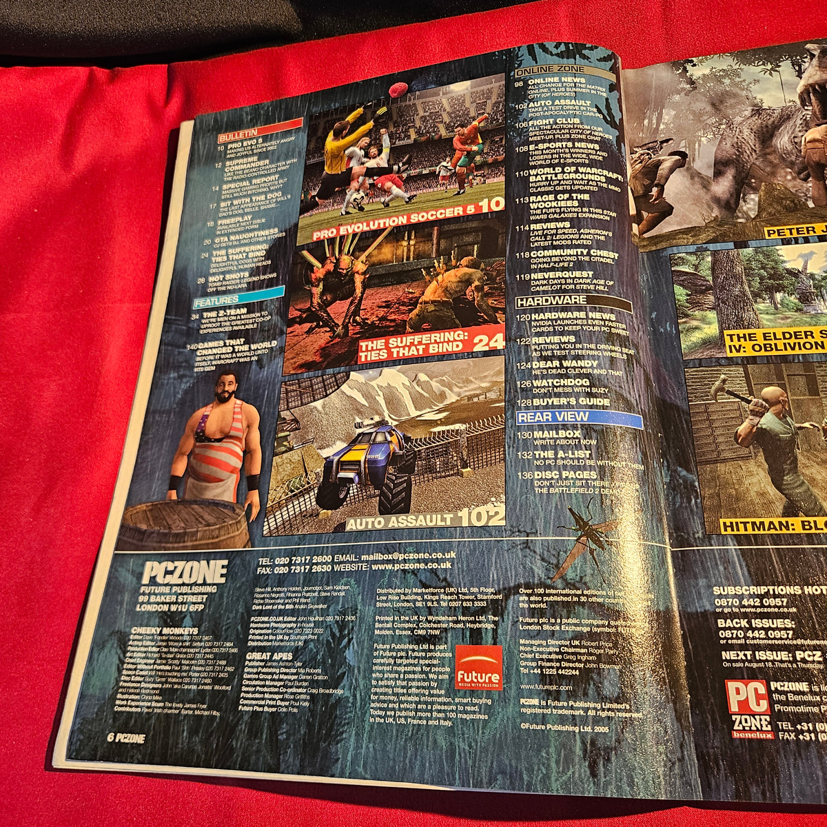PC Zone Magazine September 2005 Issue 158 King Kong Oblivion Hitman SKU 1572
