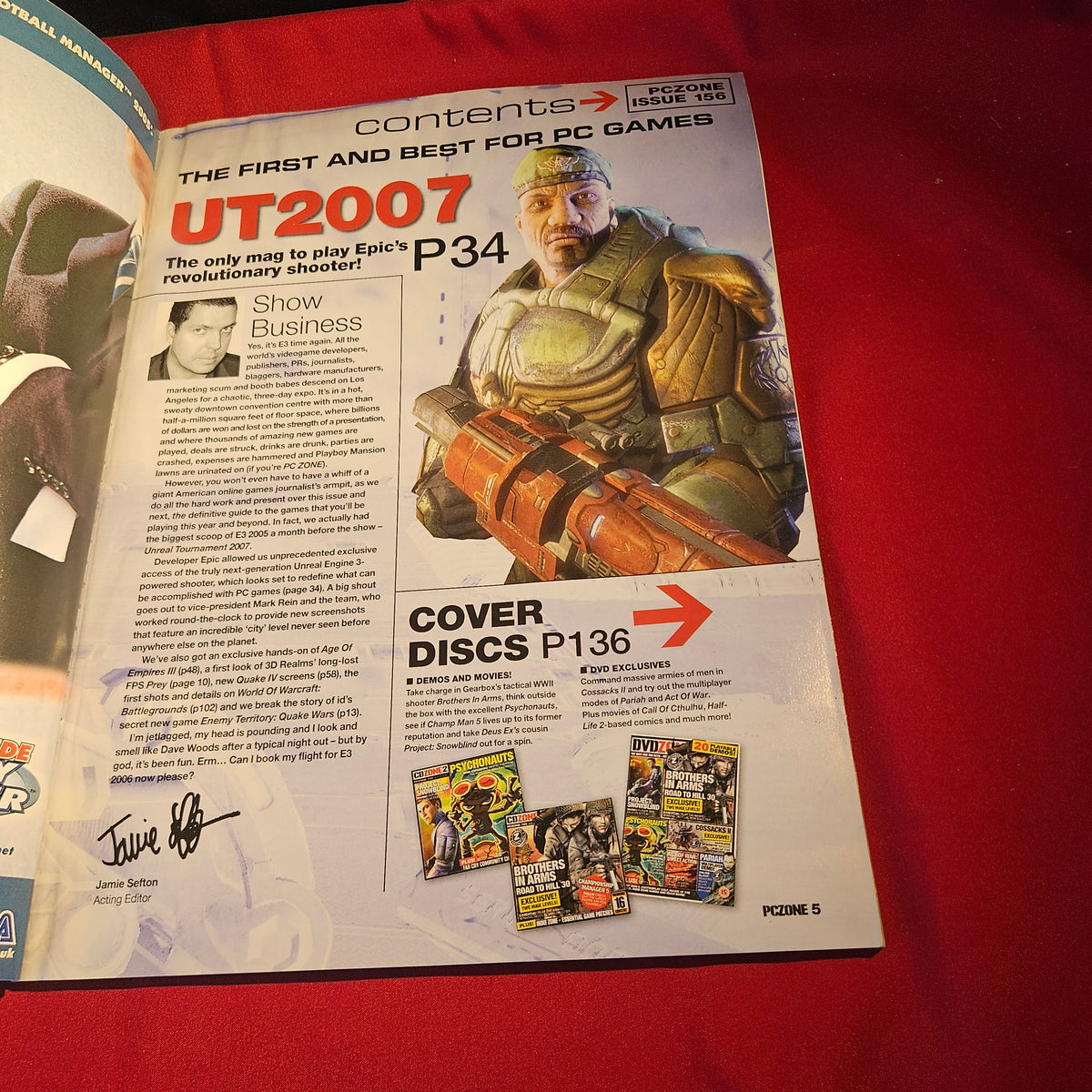 PC Zone Magazine July 2005 Issue 156 Unreal Tournament 2007 Quake 4 SKU 1572