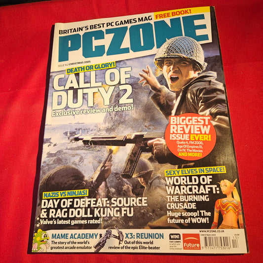 PC Zone Magazine Christmas 2005 Issue 162 Call of Duty 2 Quake 4 SKU 1572