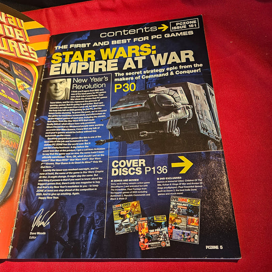 PC Zone Magazine February 2005 Issue 151 Star Wars Empire at War SKU 1572