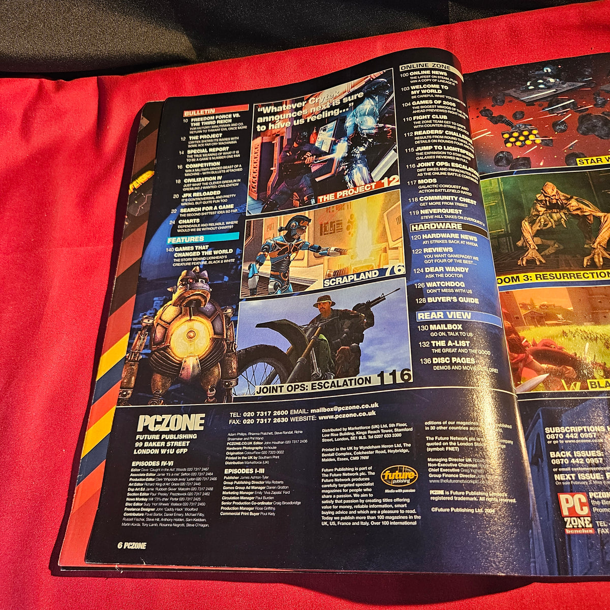PC Zone Magazine February 2005 Issue 151 Star Wars Empire at War SKU 1572