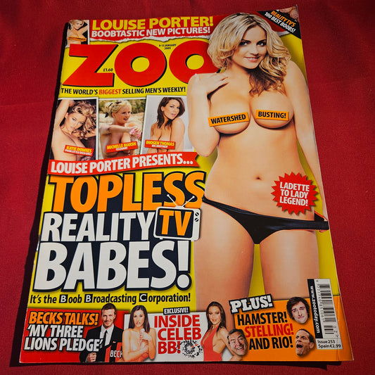 Zoo Magazine 9-15 January 2009 Issue 253 Louise Porter Lucy Pinder SKU 1573