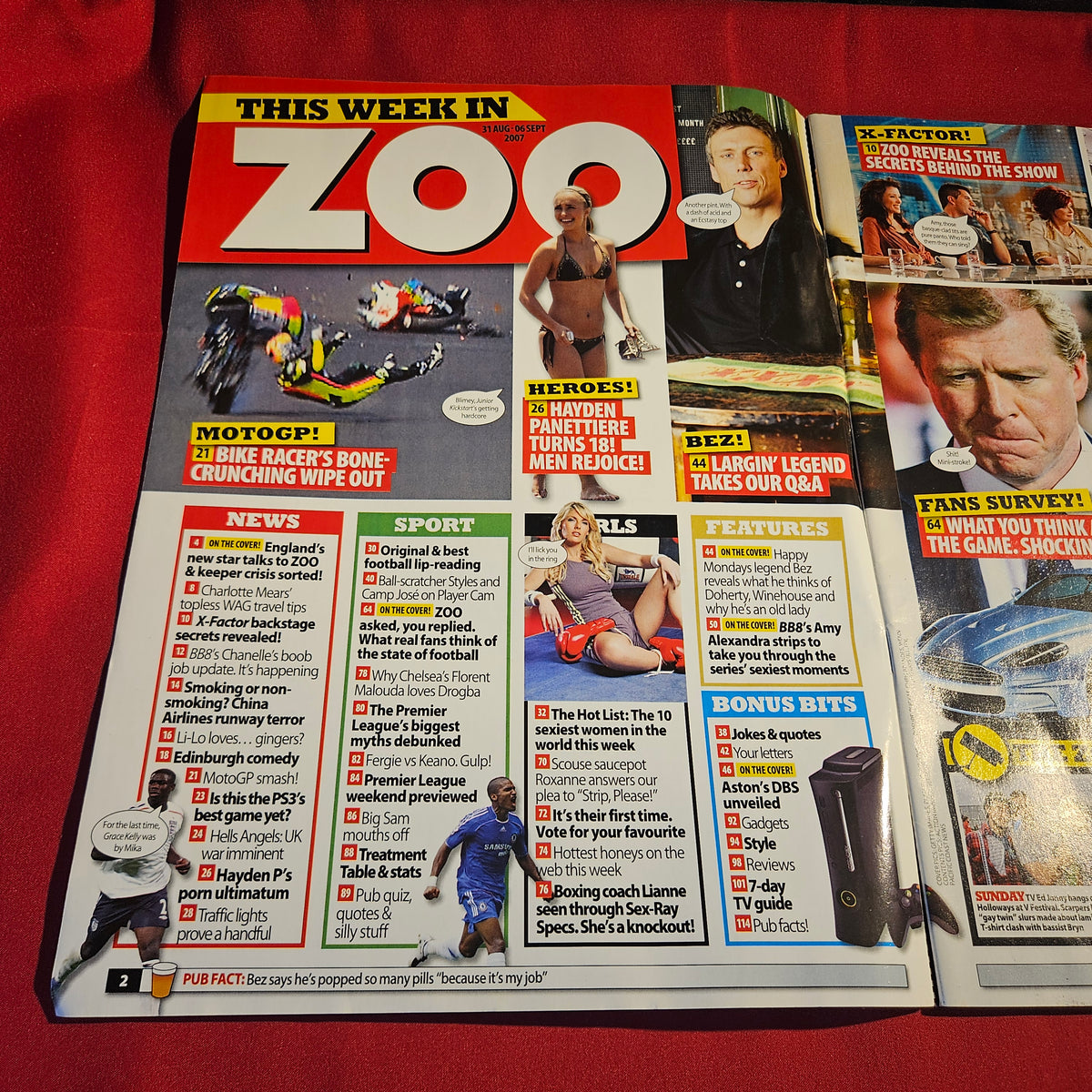 Zoo Magazine 31 August–6 September 2007 No 184 Amy Alexandra Big Brother 8 SKU 1573