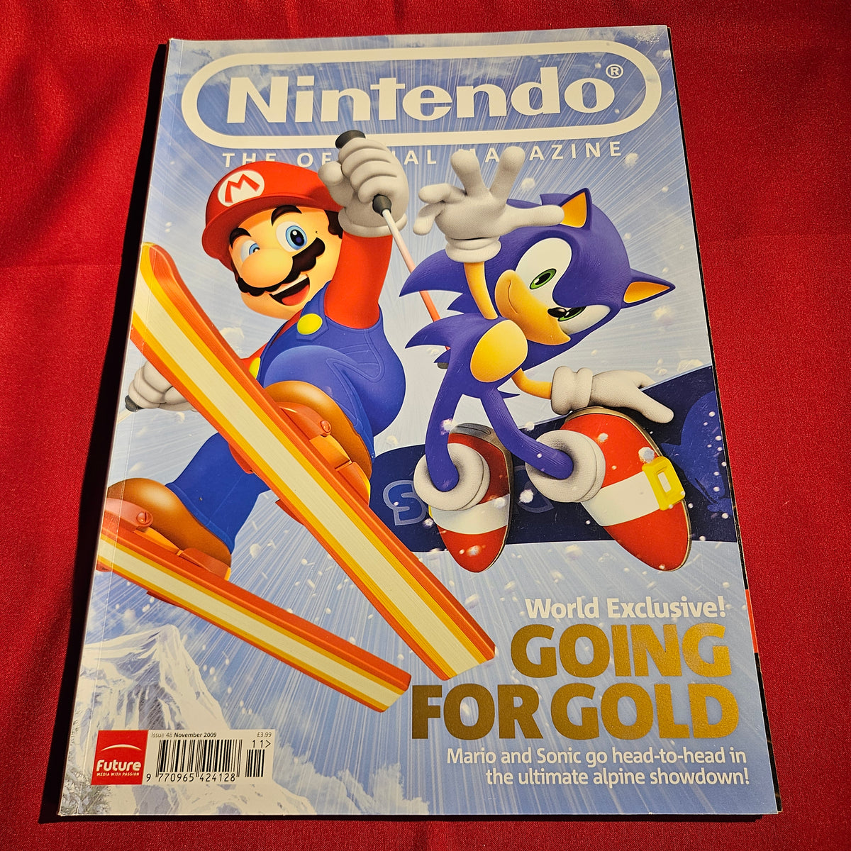Official Nintendo Magazine November 2009 Issue 48 Mario Sonic Winter SKU 1577