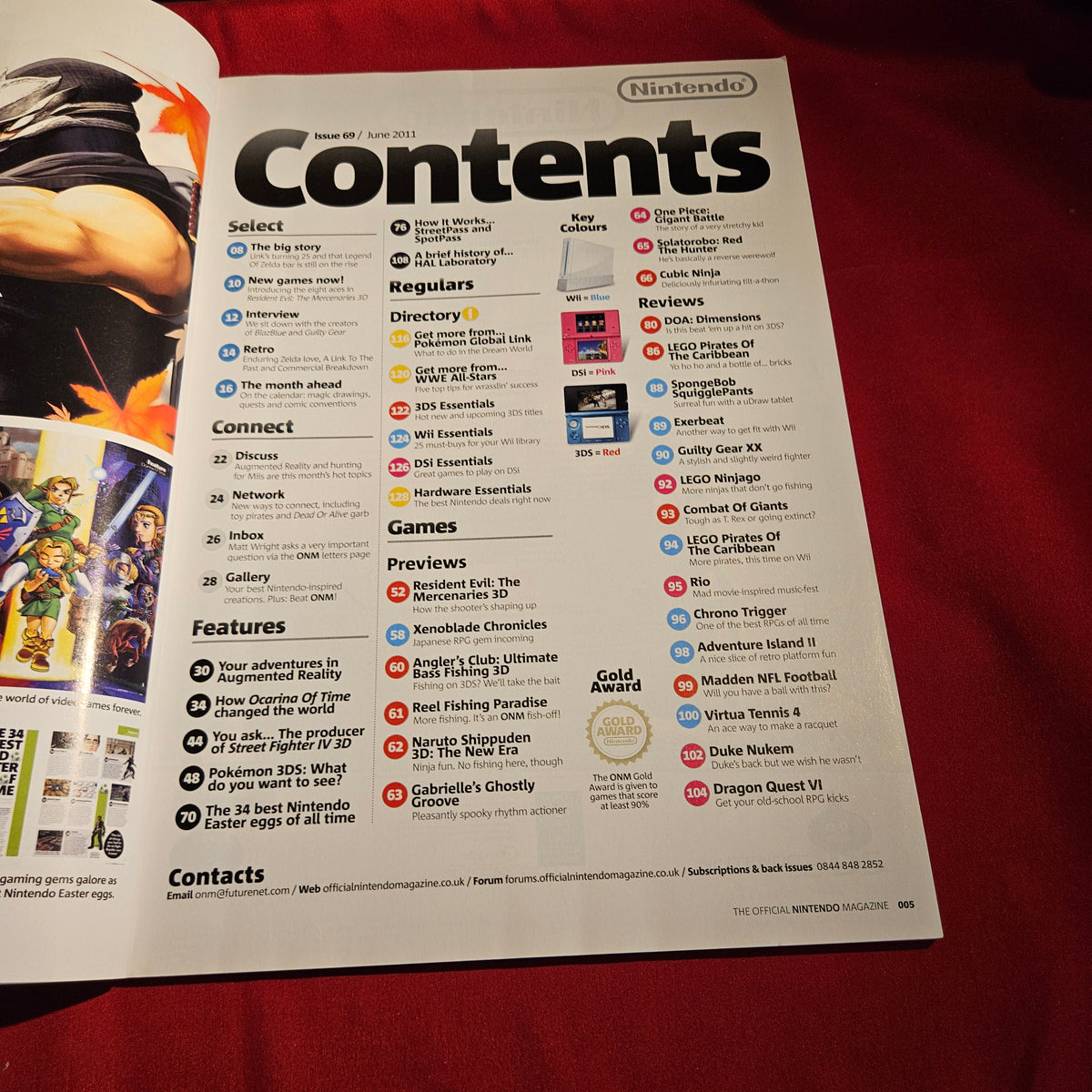 Official Nintendo Magazine June 2011 Issue 69 Dragon Quest Zelda 3DS SKU 1577