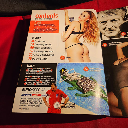 Loaded Magazine July 2012 No 220 Lucy Pinder Tiana Benjamin Roy Hodgson 1578